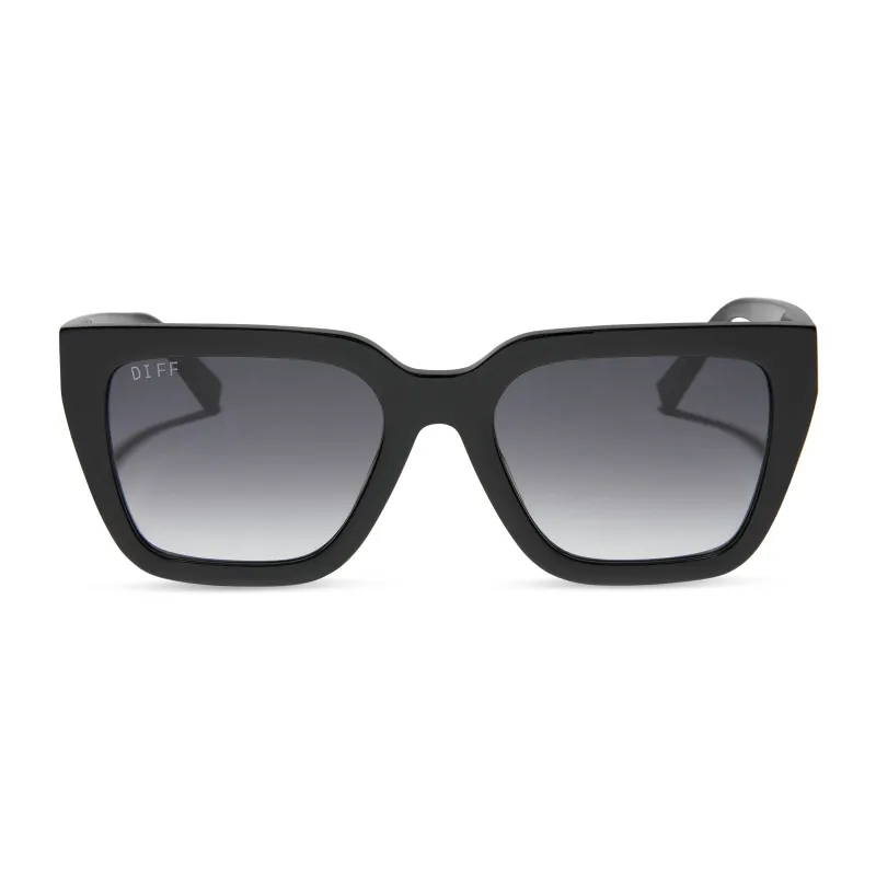 AMARA - BLACK + GREY GRADIENT SUNGLASSES sold by Diff Eyewear