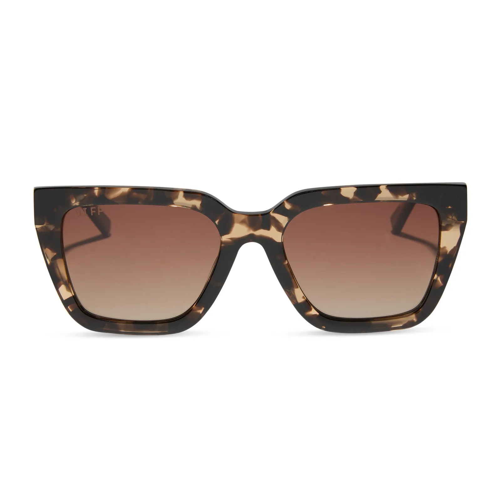 AMARA - ESPRESSO TORTOISE + BROWN GRADIENT + POLARIZED SUNGLASSES sold by Diff Eyewear