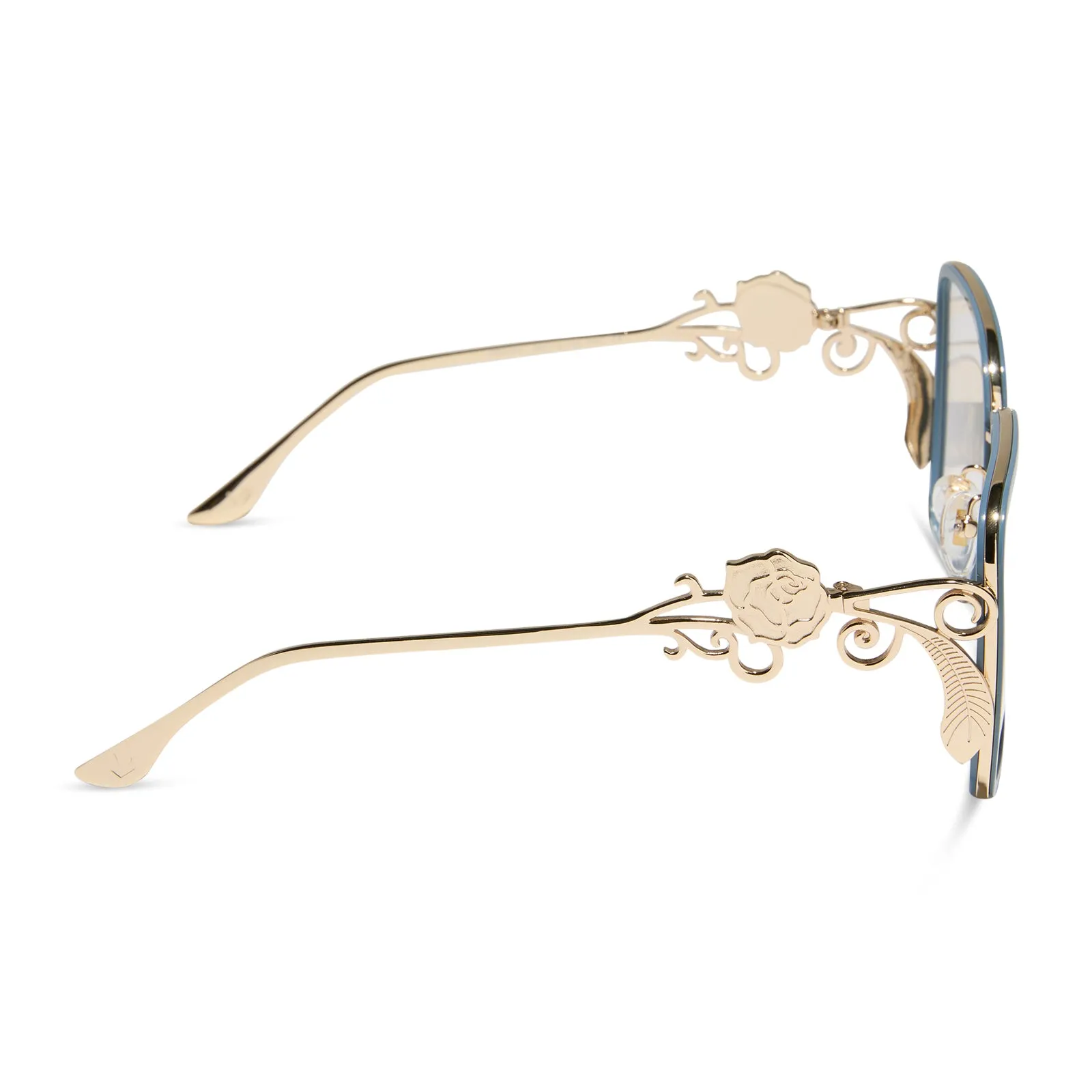 BELLE 2.0 - GOLD + ENCHANTING BLUE + PRESCRIPTION GLASSES sold by Diff Eyewear product image thumbnail 3