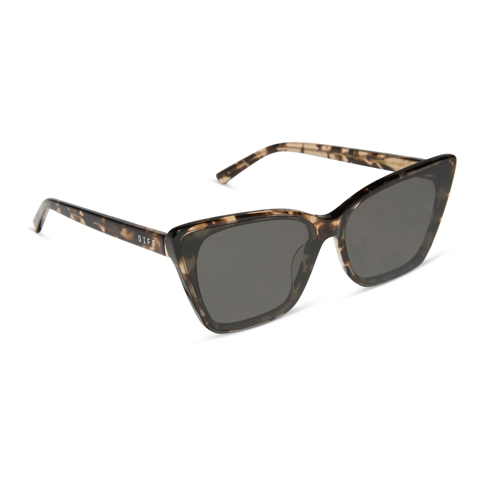 ALINA - ESPRESSO TORTOISE + GREY SUNGLASSES sold by Diff Eyewear product image thumbnail 2