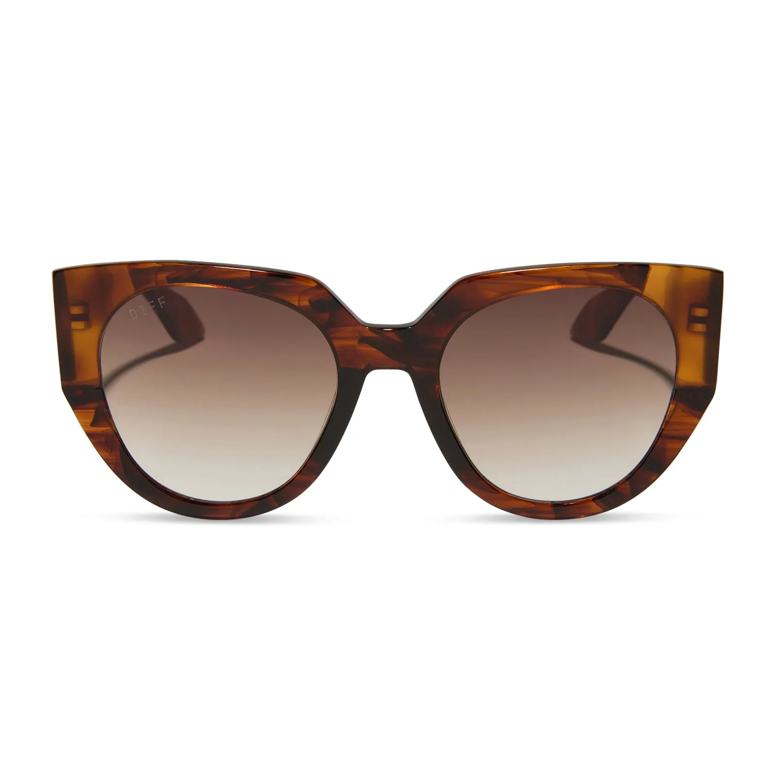 IVY - SEQUOIA TORTOISE + BROWN GRADIENT SUNGLASSES sold by Diff Eyewear
