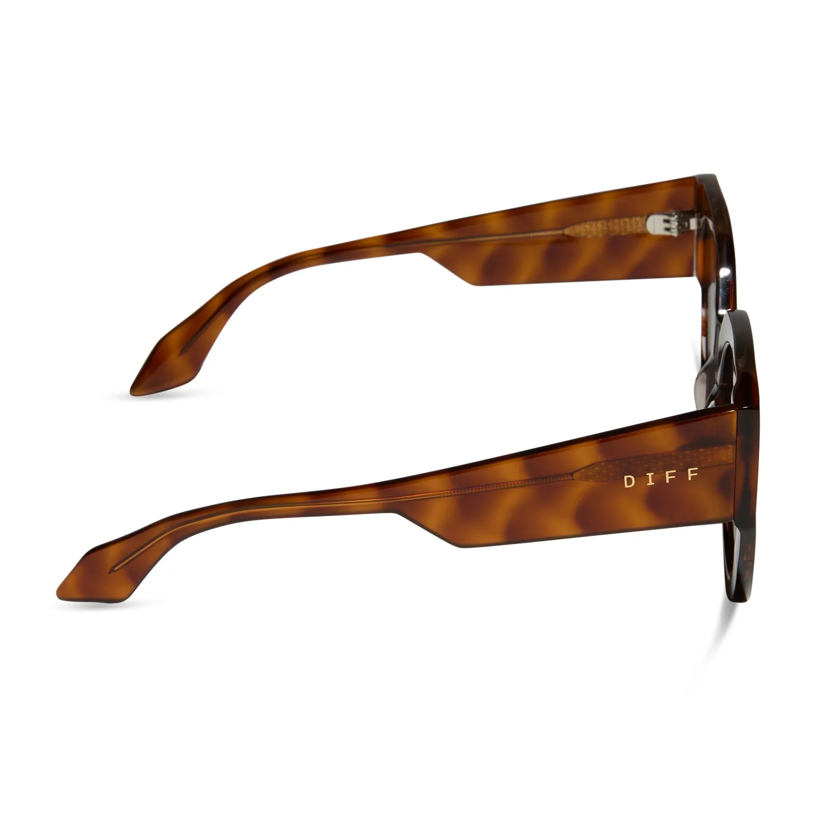 IVY - SEQUOIA TORTOISE + BROWN GRADIENT SUNGLASSES sold by Diff Eyewear product image thumbnail 3