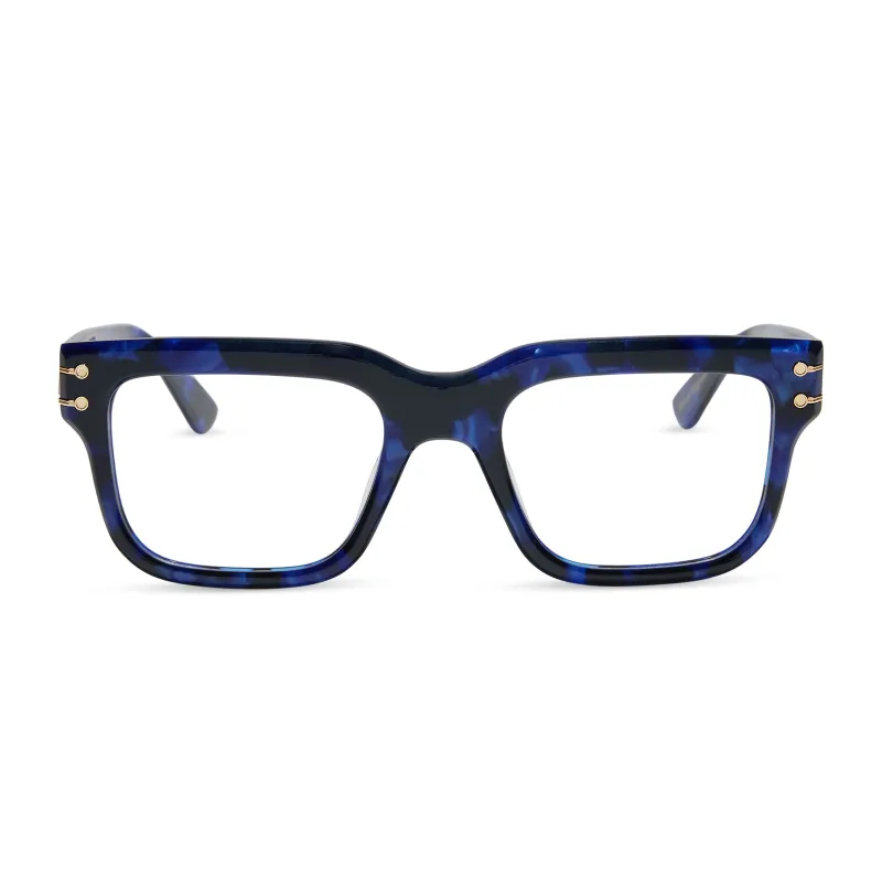 PRINCE FIYERO - MIDNIGHT BLUE TORTOISE + PRESCRIPTION GLASSES made by Diff Eyewear