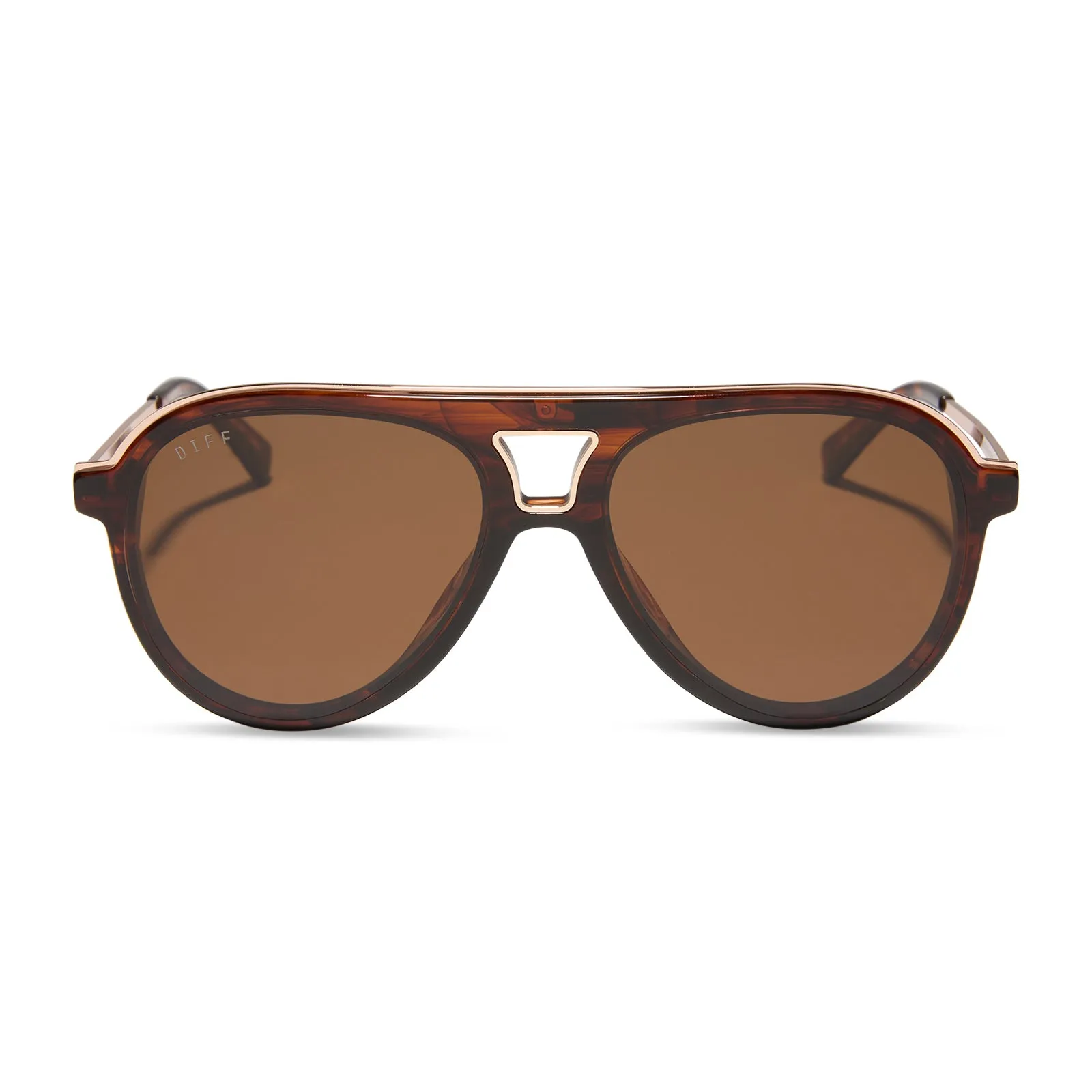 TOSCA III - SEQUOIA TORTOISE + BROWN SUNGLASSES sold by Diff Eyewear