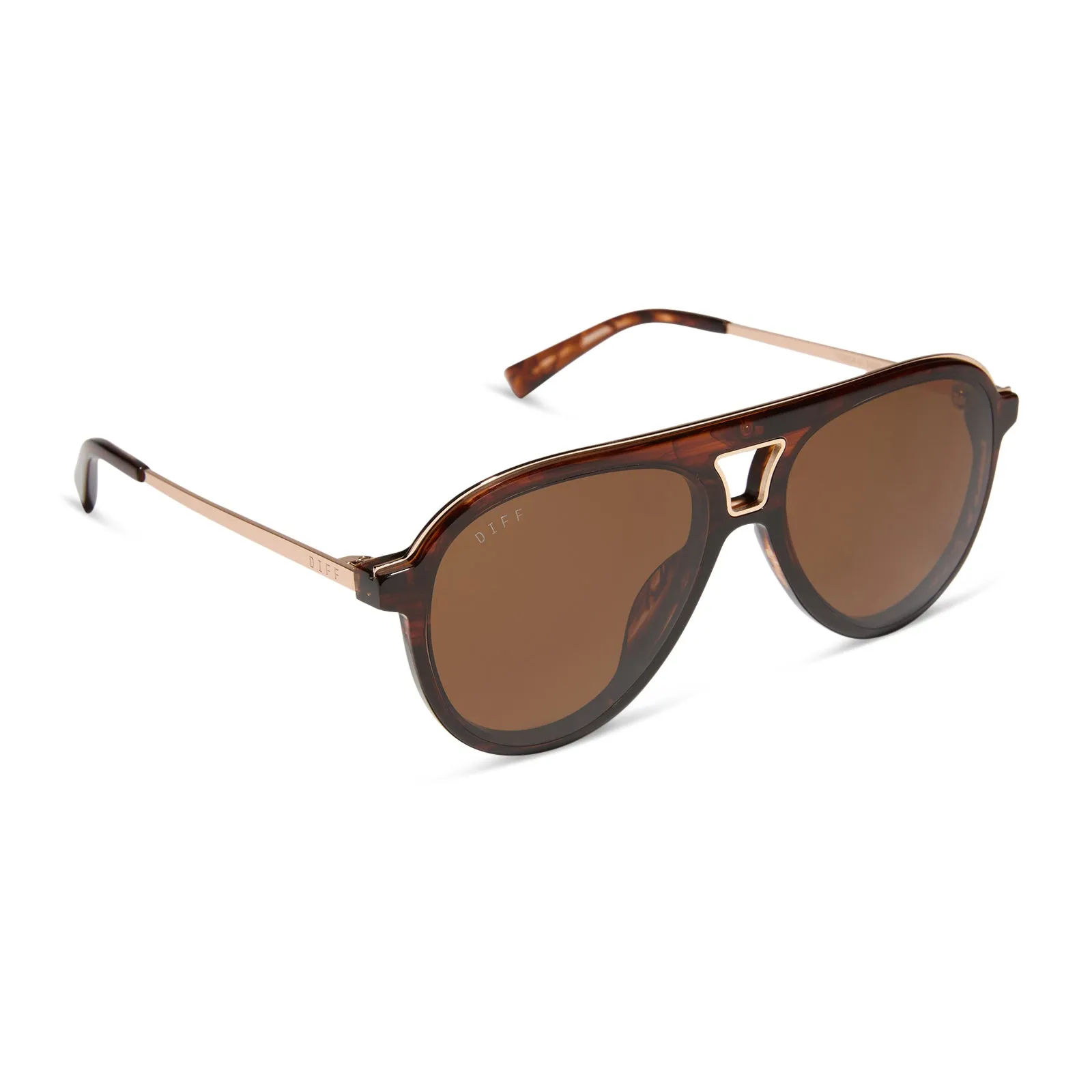 TOSCA III - SEQUOIA TORTOISE + BROWN SUNGLASSES sold by Diff Eyewear product image thumbnail 2