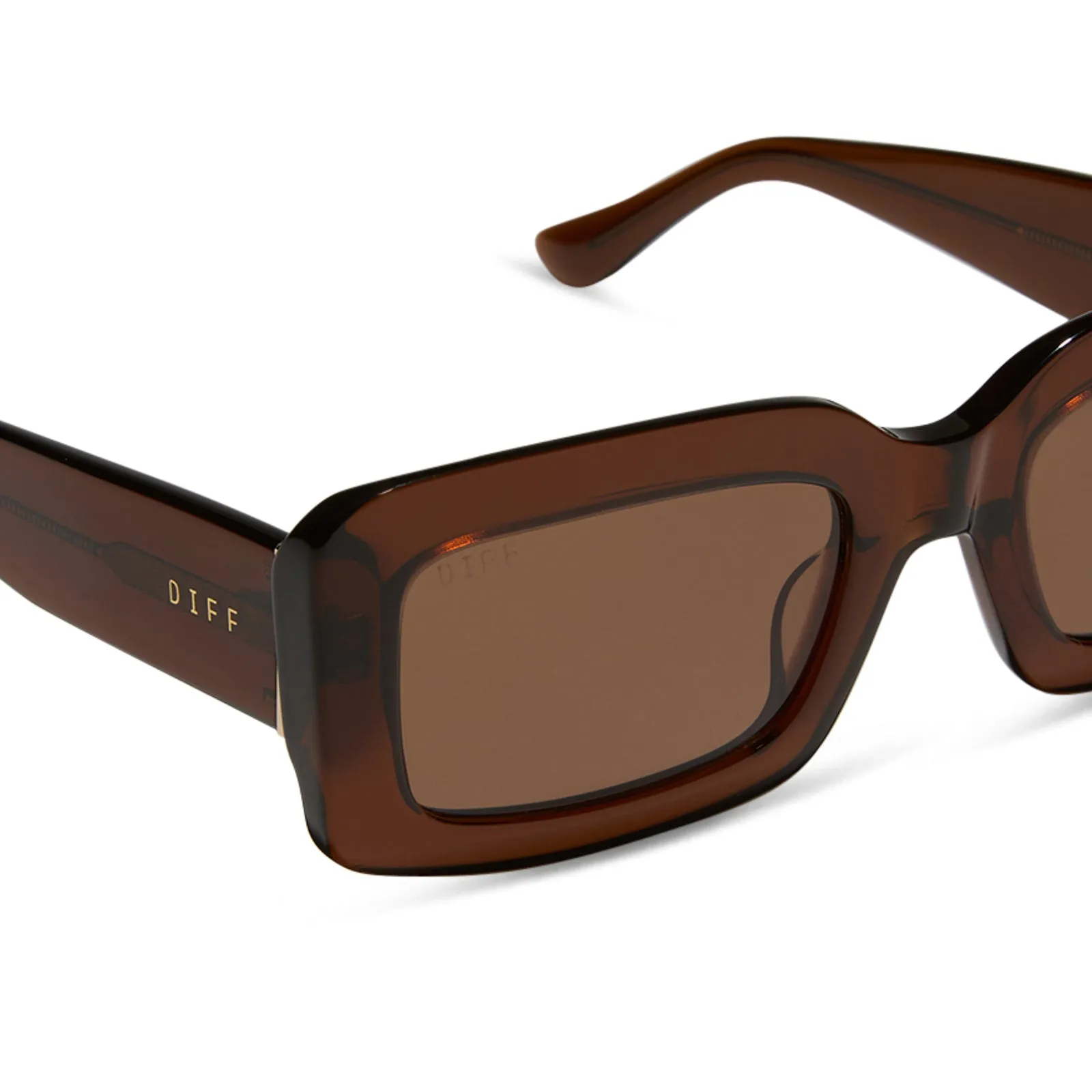INDY - WHISKEY + BROWN + POLARIZED SUNGLASSES sold by Diff Eyewear product image thumbnail 4