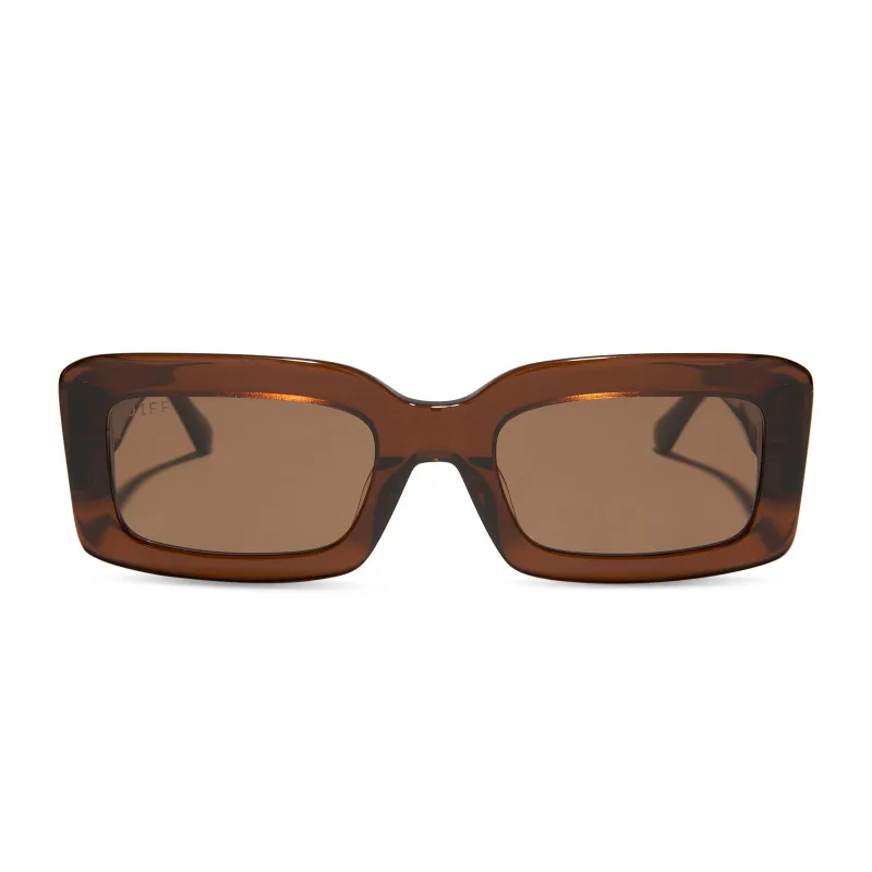 INDY - WHISKEY + BROWN + POLARIZED SUNGLASSES sold by Diff Eyewear