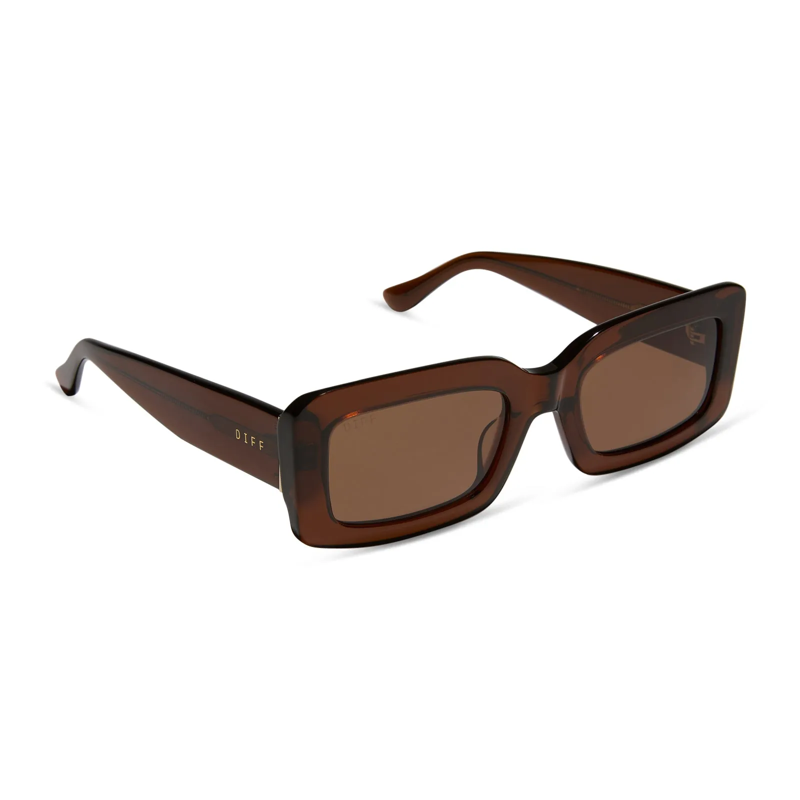 INDY - WHISKEY + BROWN + POLARIZED SUNGLASSES sold by Diff Eyewear product image thumbnail 2