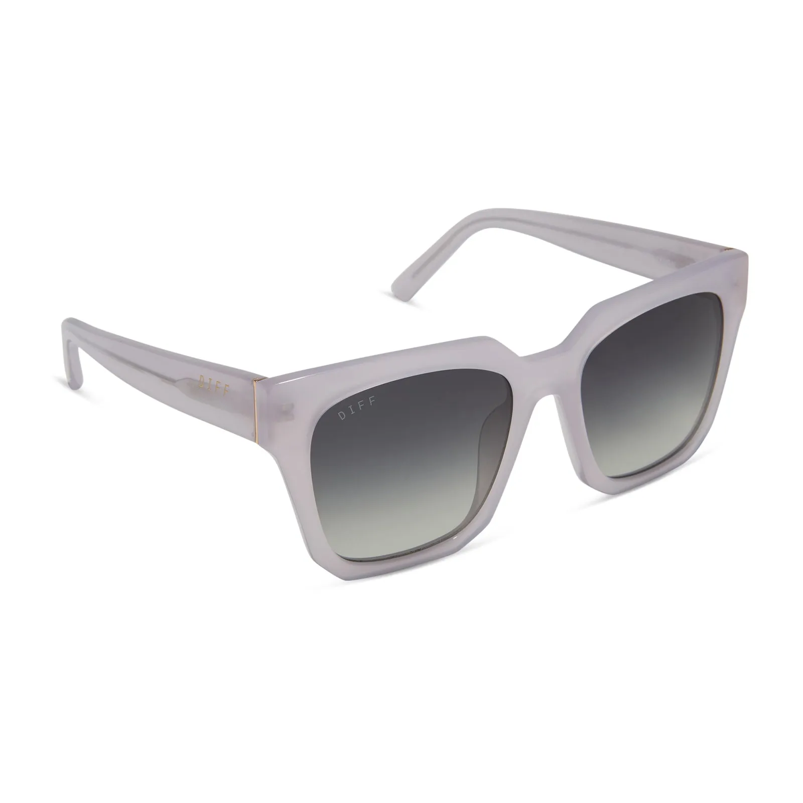 ARIANA - THISTLE + GREY GRADIENT SUNGLASSES sold by Diff Eyewear product image thumbnail 2