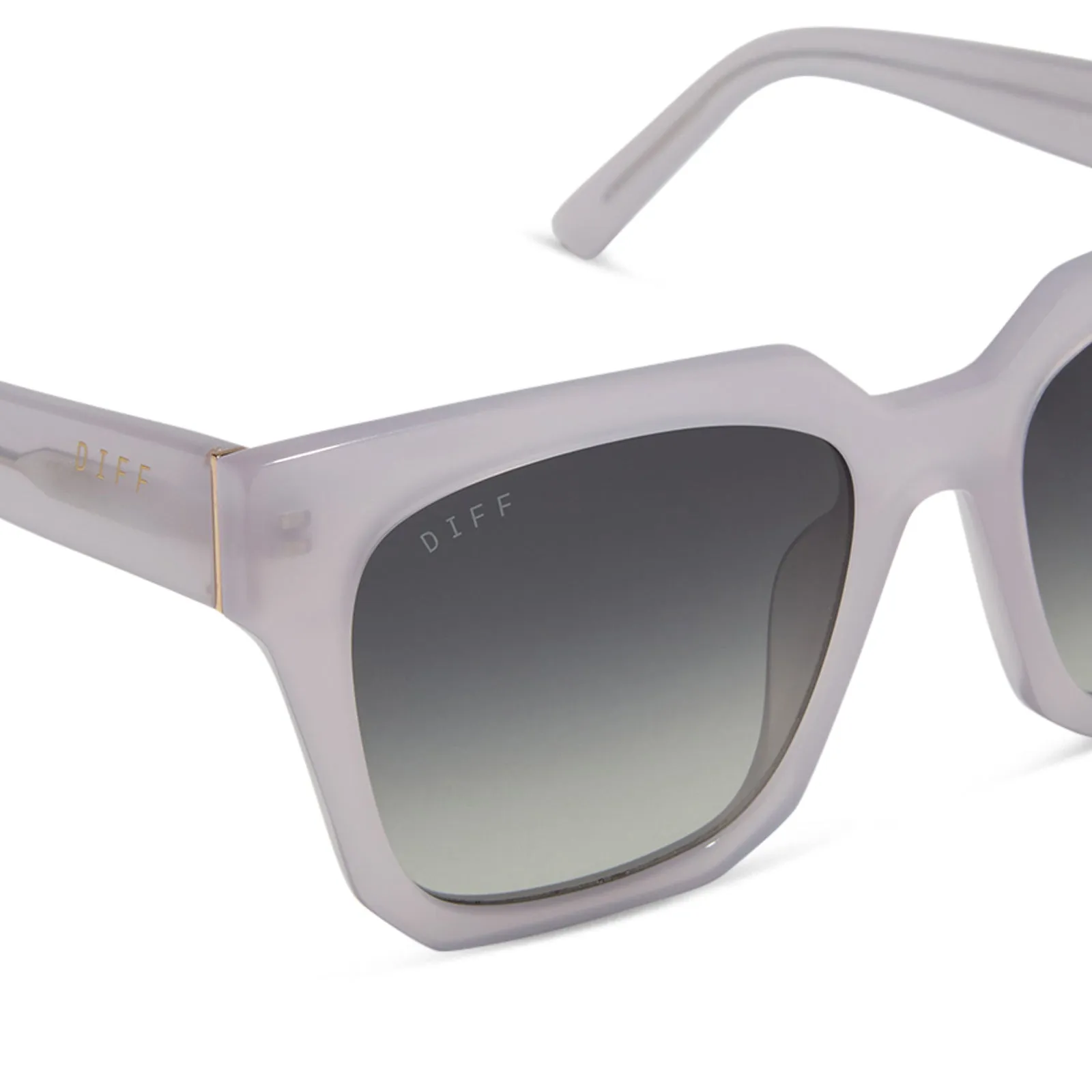 ARIANA - THISTLE + GREY GRADIENT SUNGLASSES sold by Diff Eyewear product image thumbnail 4