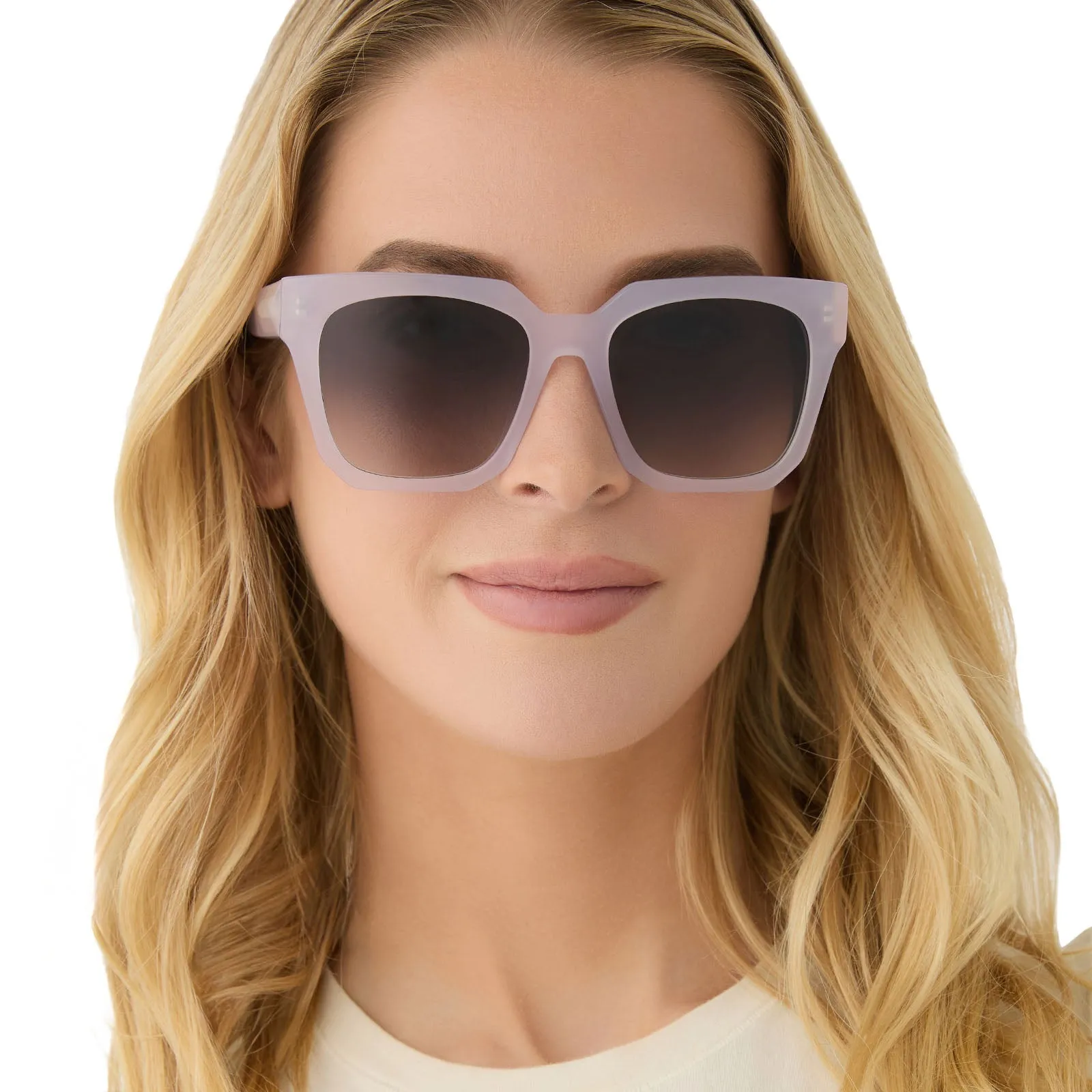 ARIANA - THISTLE + GREY GRADIENT SUNGLASSES sold by Diff Eyewear product image thumbnail 5