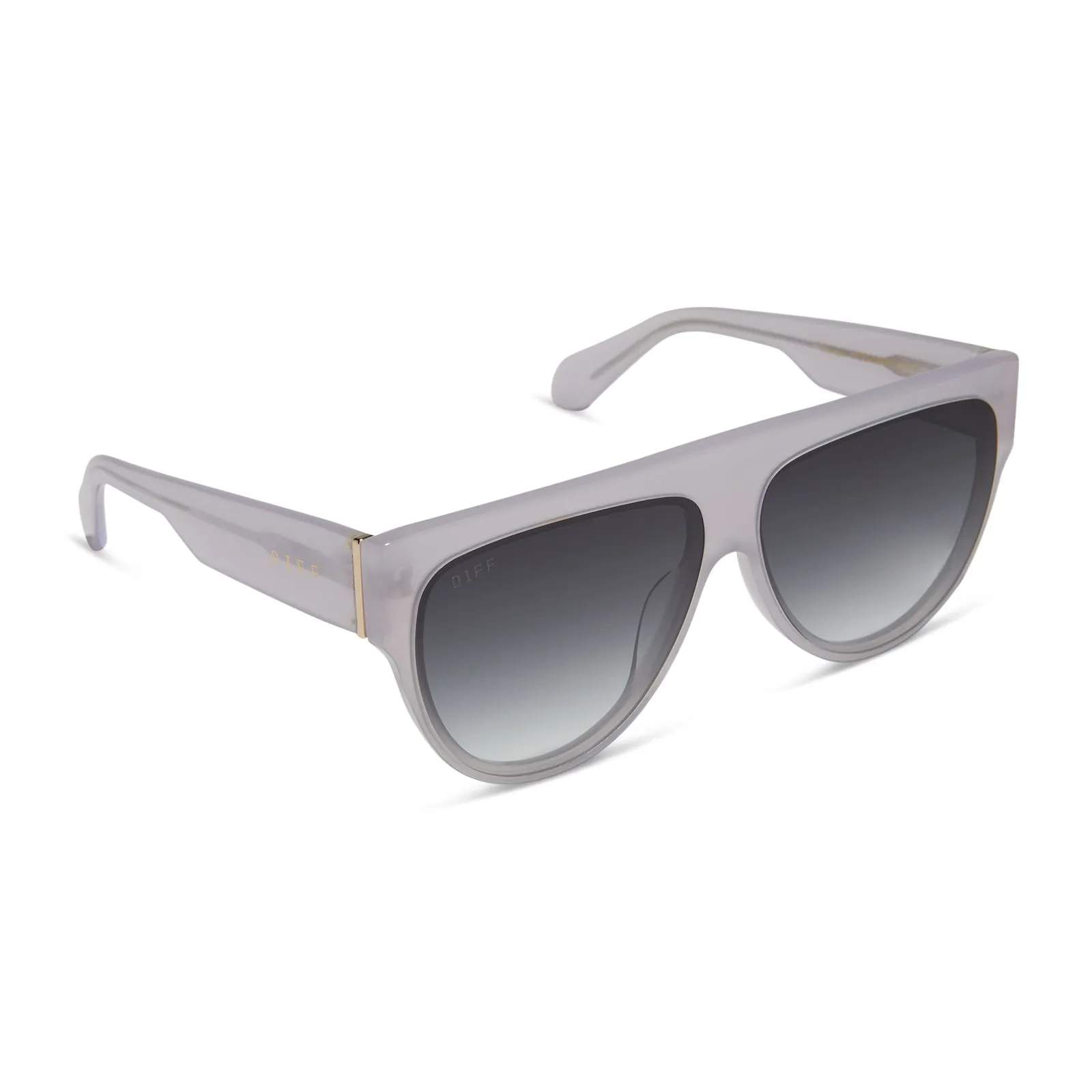GEORGIE - THISTLE + GREY GRADIENT SUNGLASSES sold by Diff Eyewear product image thumbnail 2