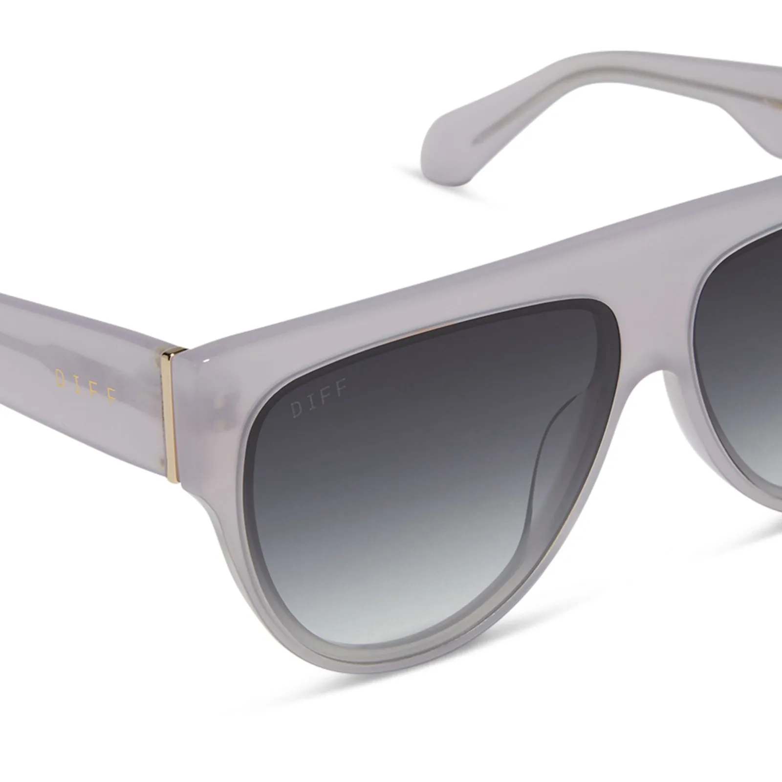 GEORGIE - THISTLE + GREY GRADIENT SUNGLASSES sold by Diff Eyewear product image thumbnail 4