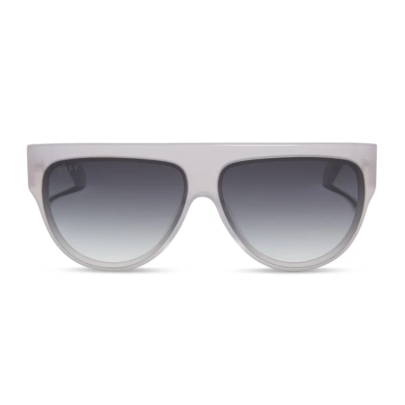 GEORGIE - THISTLE + GREY GRADIENT SUNGLASSES sold by Diff Eyewear