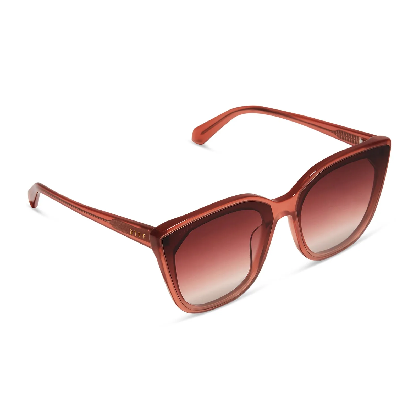 GJELINA - DUSKY MAUVE + DUSK GRADIENT SUNGLASSES sold by Diff Eyewear product image thumbnail 4