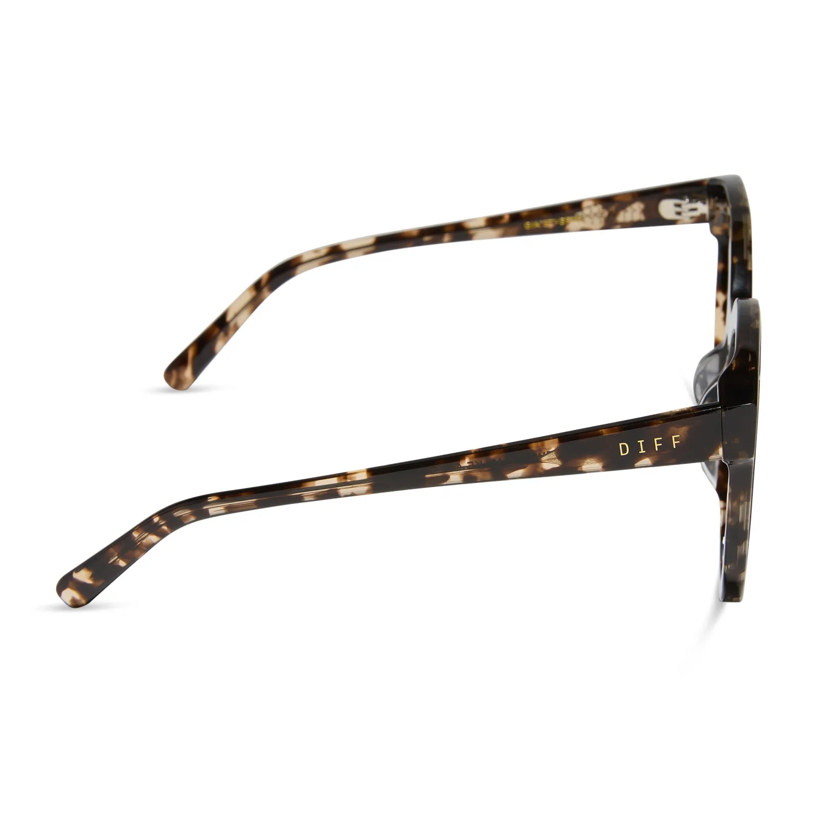 GIA - ESPRESSO TORTOISE + GREY SUNGLASSES sold by Diff Eyewear product image thumbnail 3