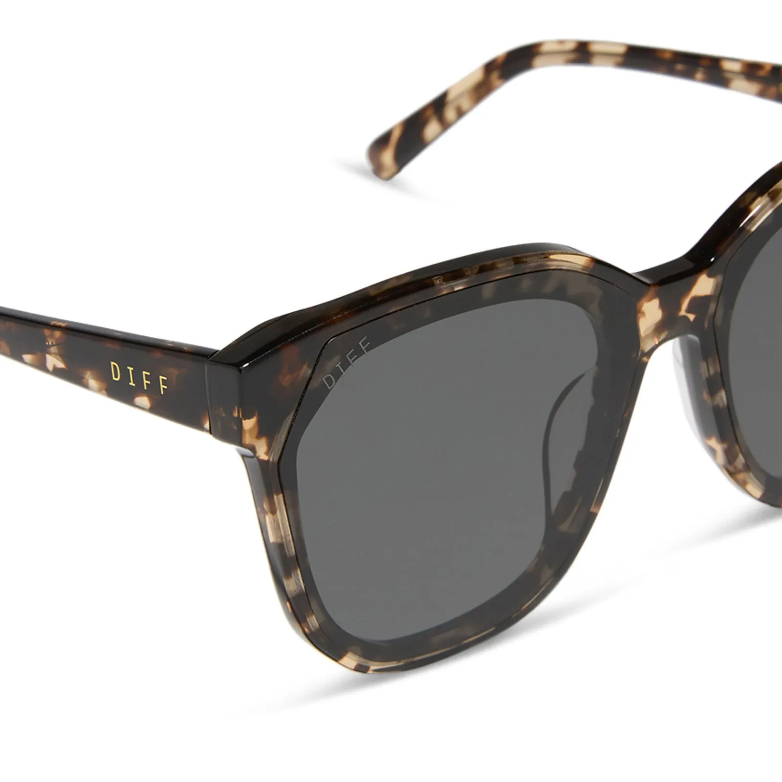 GIA - ESPRESSO TORTOISE + GREY SUNGLASSES sold by Diff Eyewear product image thumbnail 4