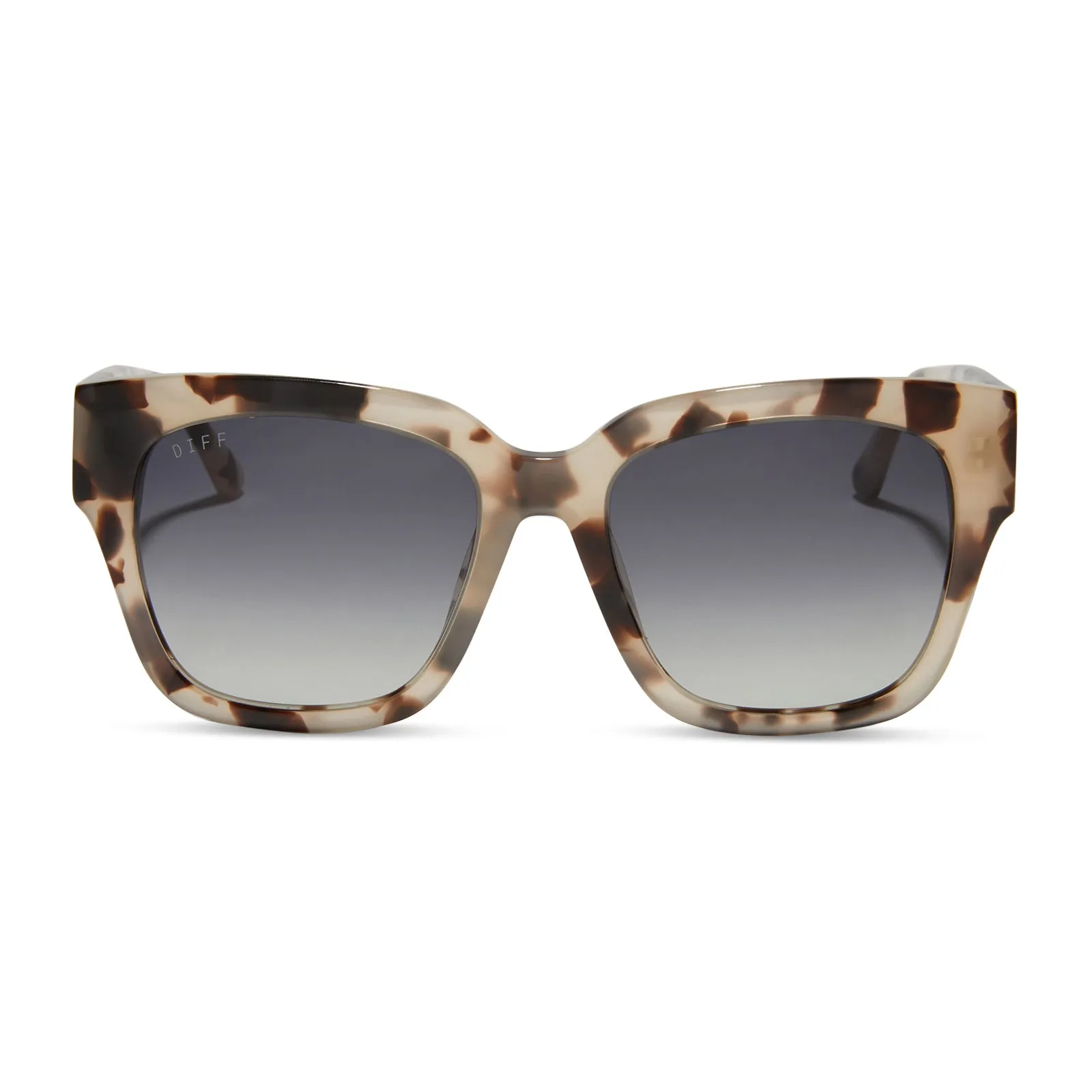 BELLA II - CREAM TORTOISE + GREY GRADIENT SUNGLASSES sold by Diff Eyewear