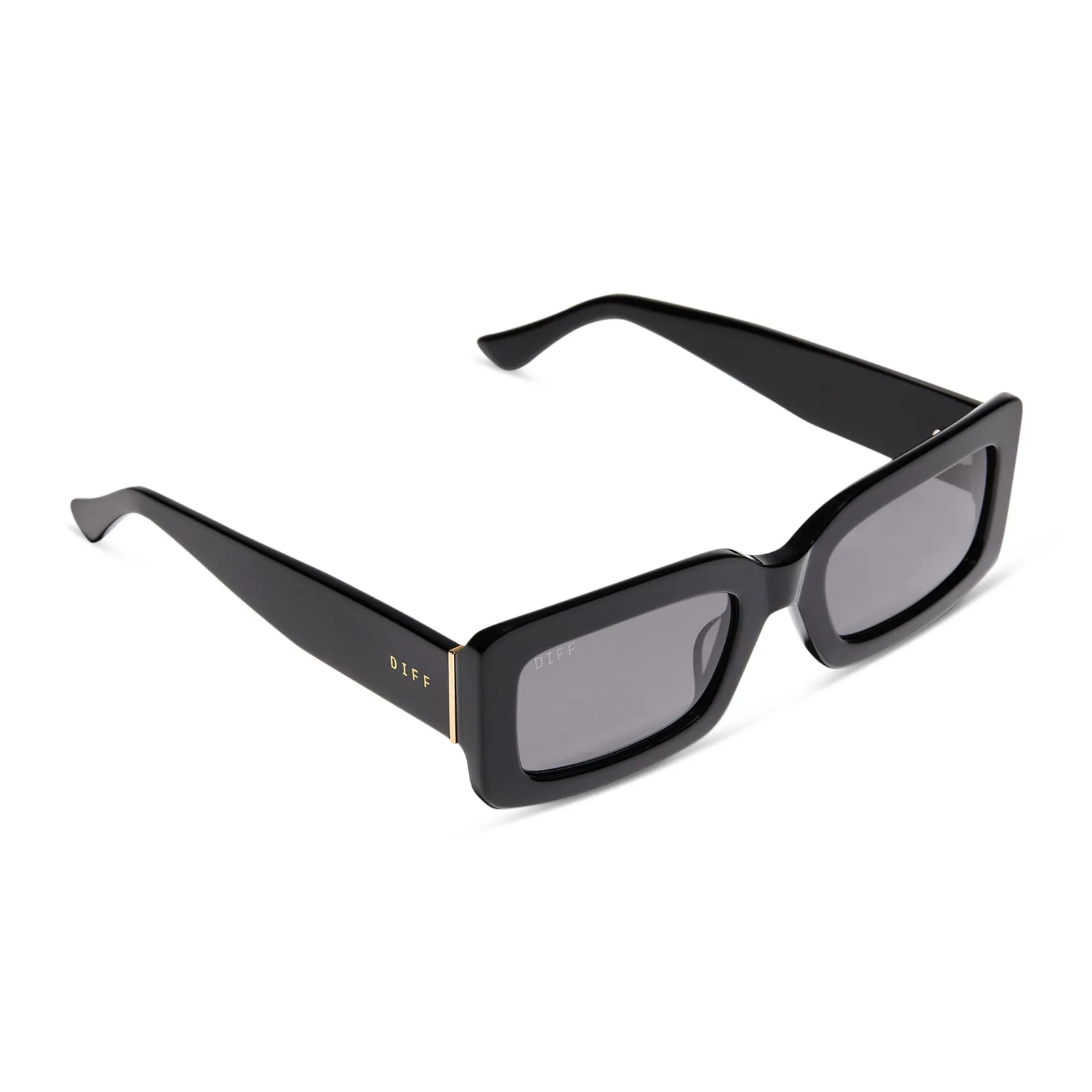 INDY - BLACK + GREY + POLARIZED SUNGLASSES sold by Diff Eyewear product image thumbnail 4