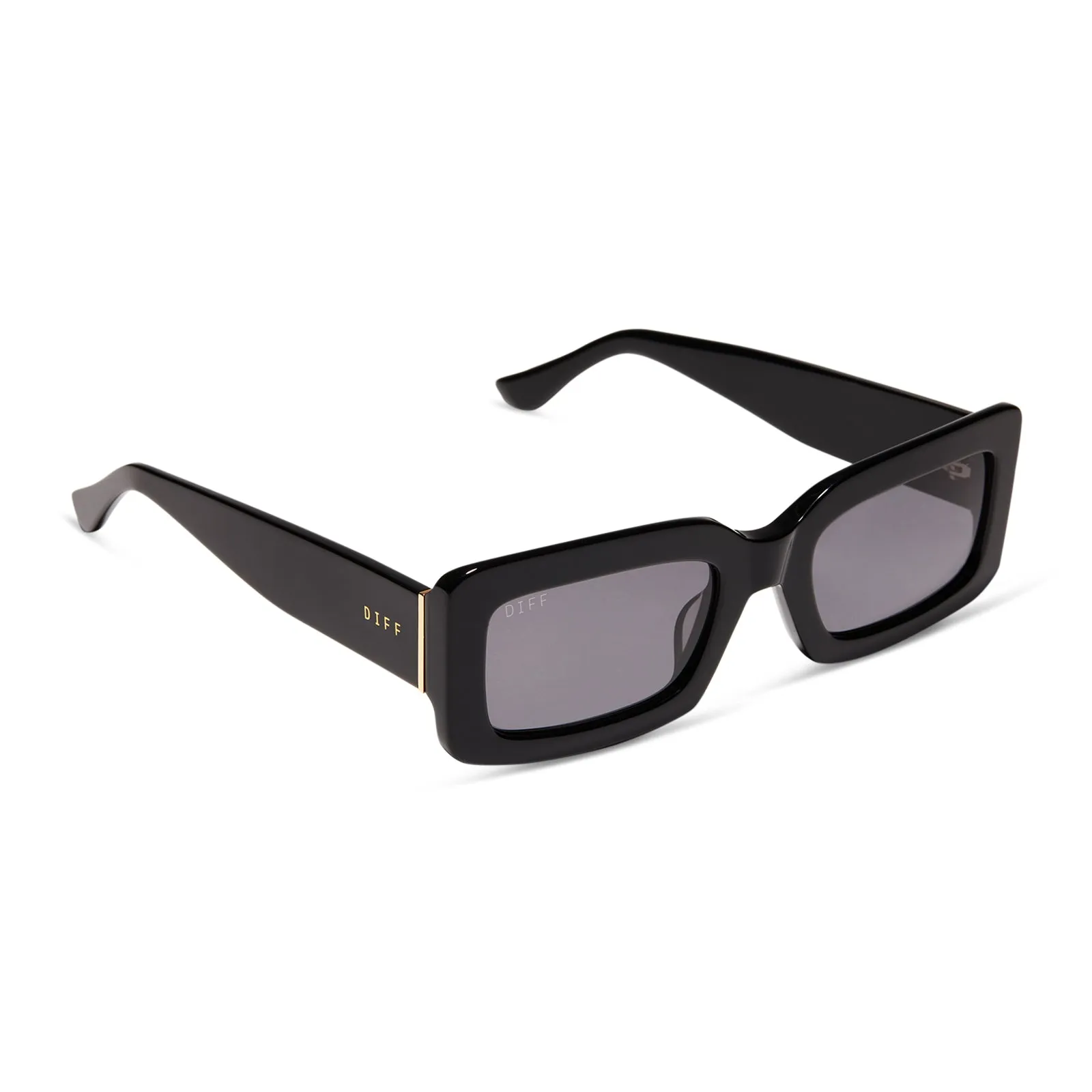 INDY - BLACK + GREY + POLARIZED SUNGLASSES sold by Diff Eyewear product image thumbnail 2