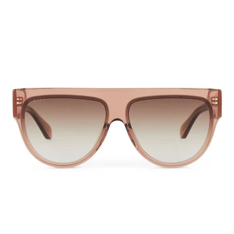 GEORGIE - CAFE OLE + BROWN GRADIENT SUNGLASSES sold by Diff Eyewear