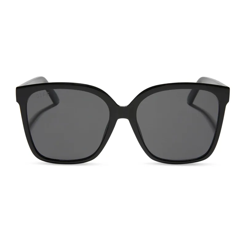 HAZEL - BLACK + GREY SUNGLASSES sold by Diff Eyewear