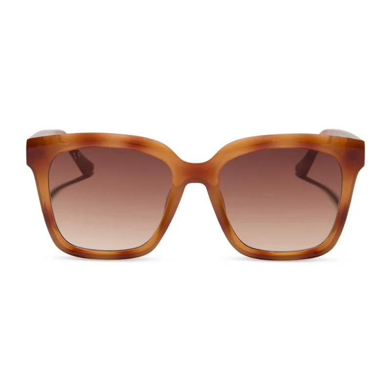 BLYTHE - MAPLE TORTOISE + BROWN GRADIENT SUNGLASSES sold by Diff Eyewear