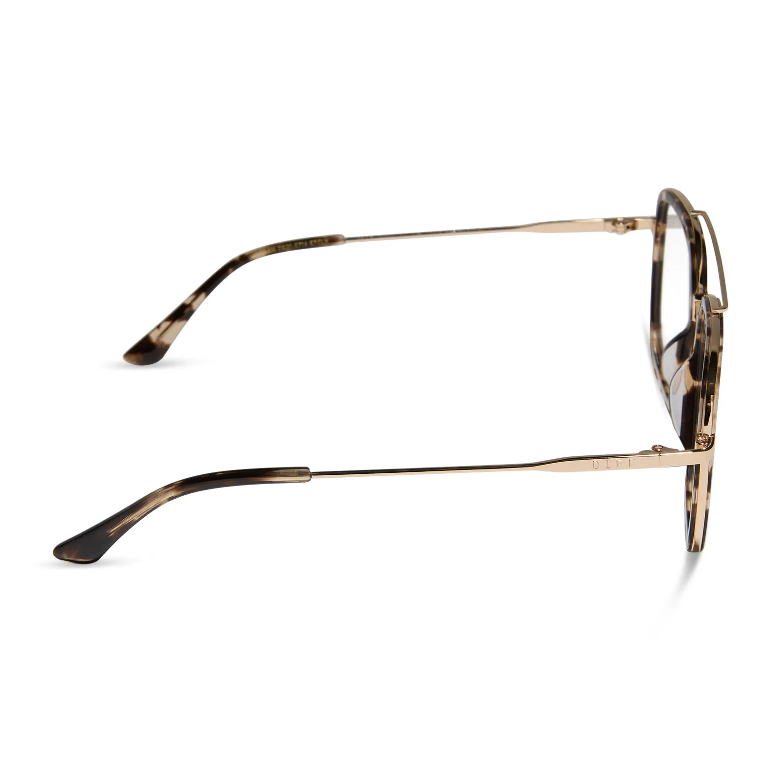 JORDAN - ESPRESSO TORTOISE + PRESCRIPTION GLASSES sold by Diff Eyewear product image thumbnail 3
