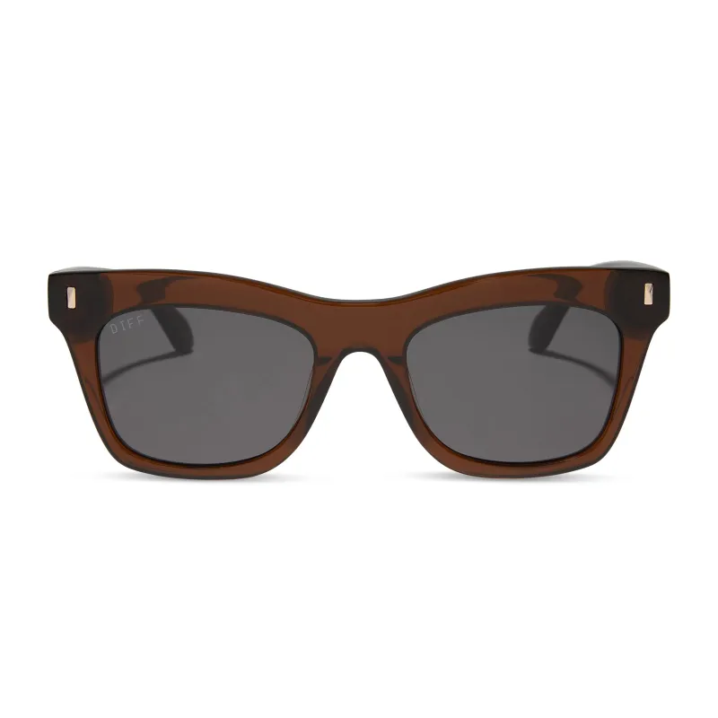 BRADLEY - WHISKEY + GREY SUNGLASSES sold by Diff Eyewear