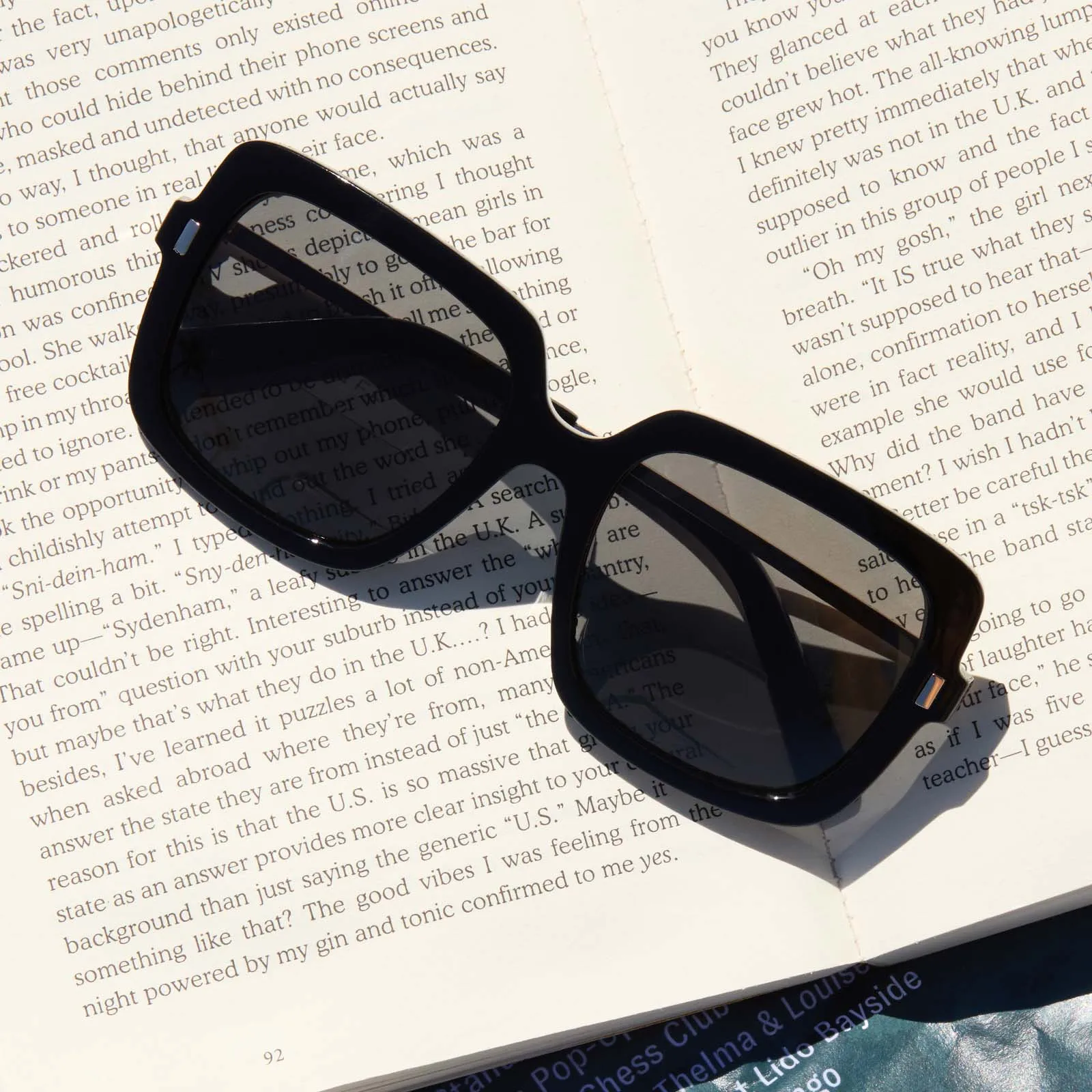 SANDY - BLACK + GREY SUNGLASS BIFOCAL READERS sold by Diff Eyewear product image thumbnail 5