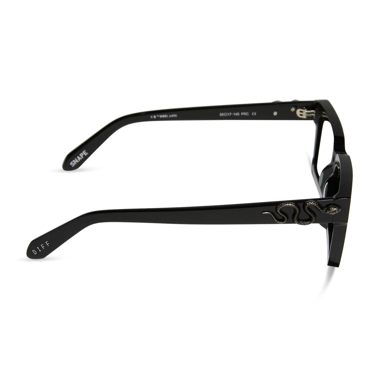 SNAPE™ 2.0 - SHADOWY BLACK + PRESCRIPTION GLASSES sold by Diff Eyewear product image thumbnail 3