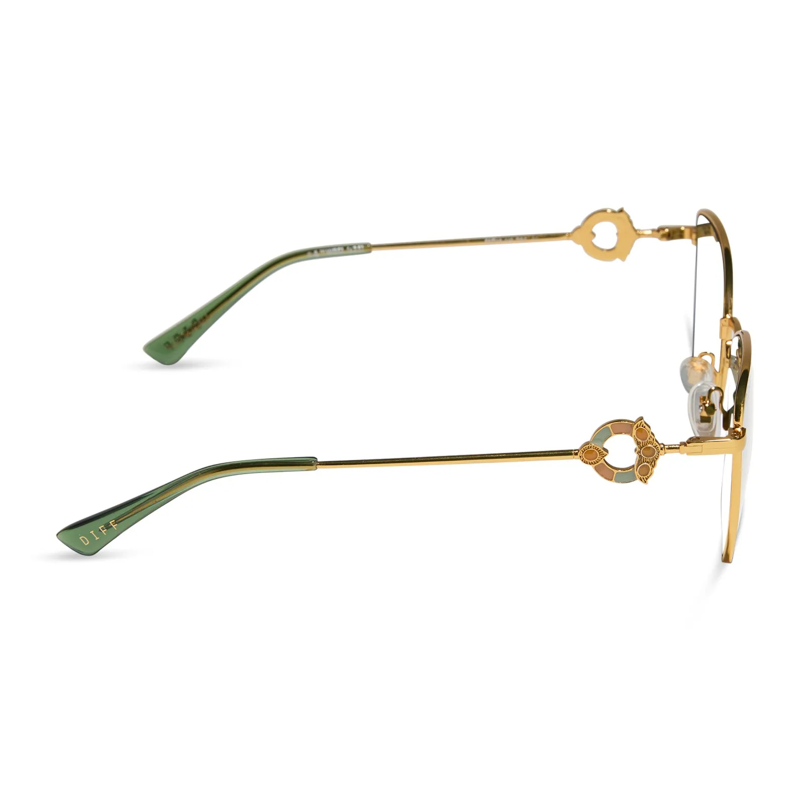 MCGONAGALL™ - GOLD + PRESCRIPTION GLASSES sold by Diff Eyewear product image thumbnail 3