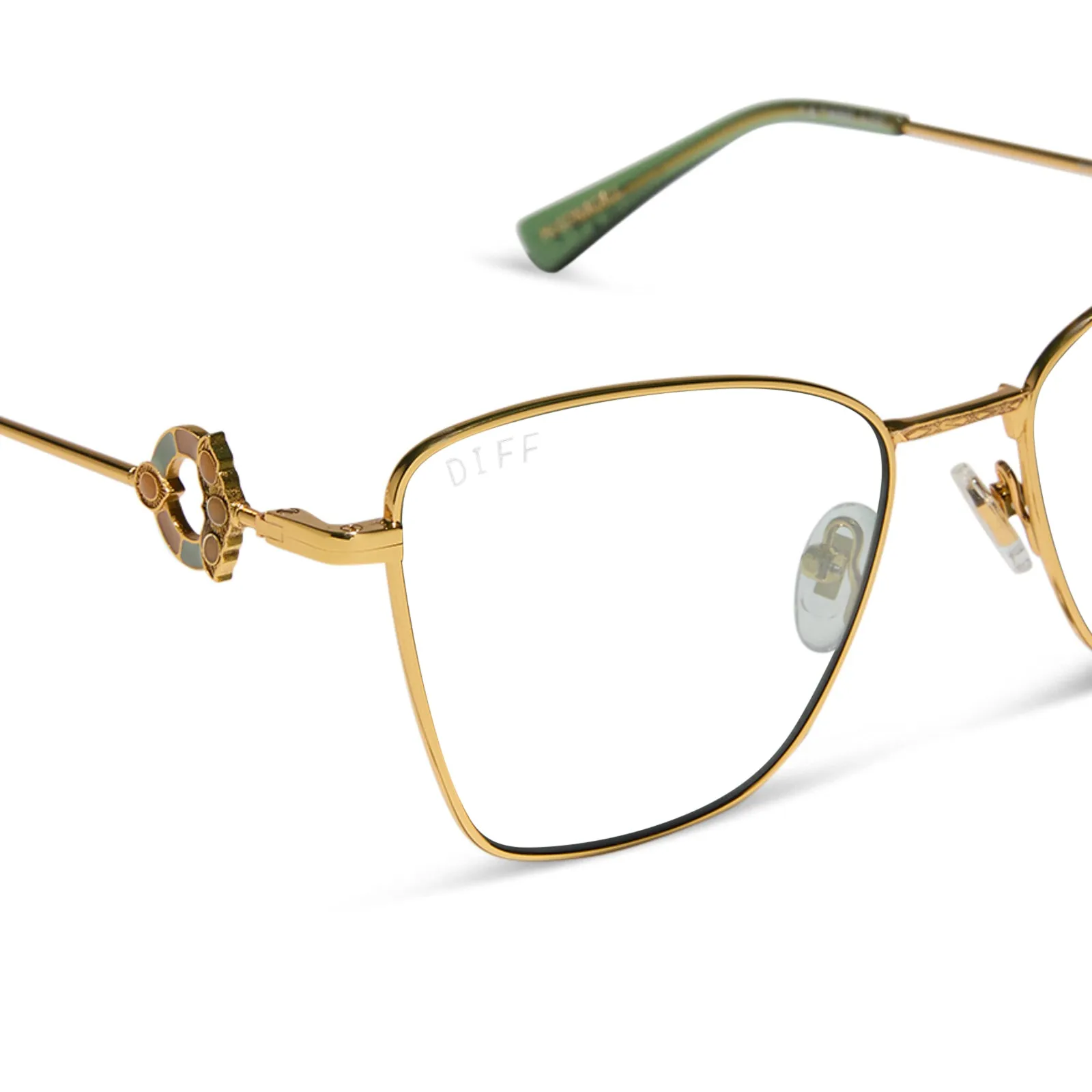 MCGONAGALL™ - GOLD + PRESCRIPTION GLASSES sold by Diff Eyewear product image thumbnail 4