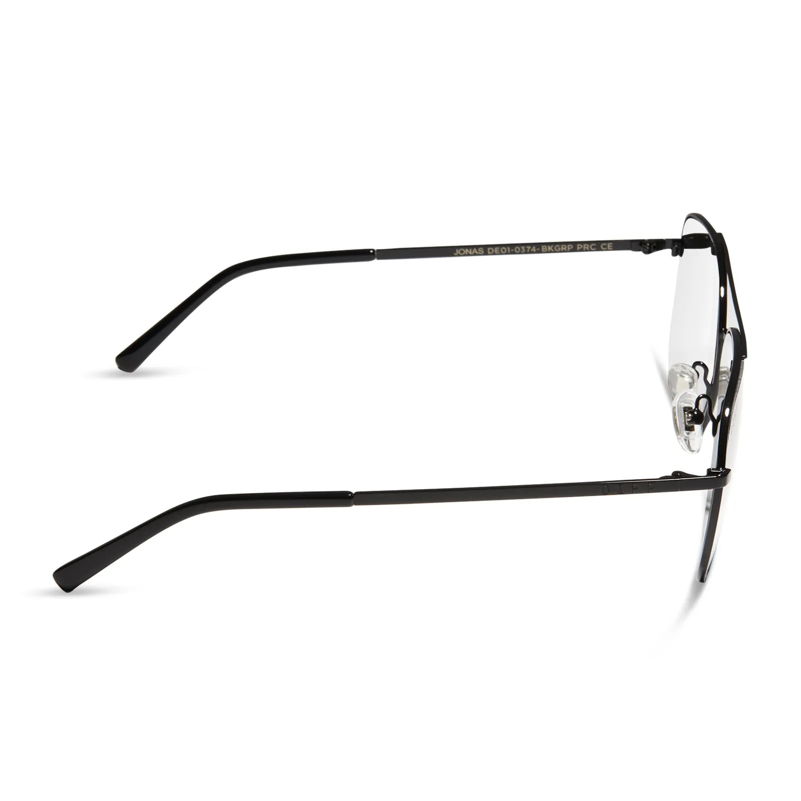 JONAS - BLACK + GLASSES sold by Diff Eyewear product image thumbnail 3