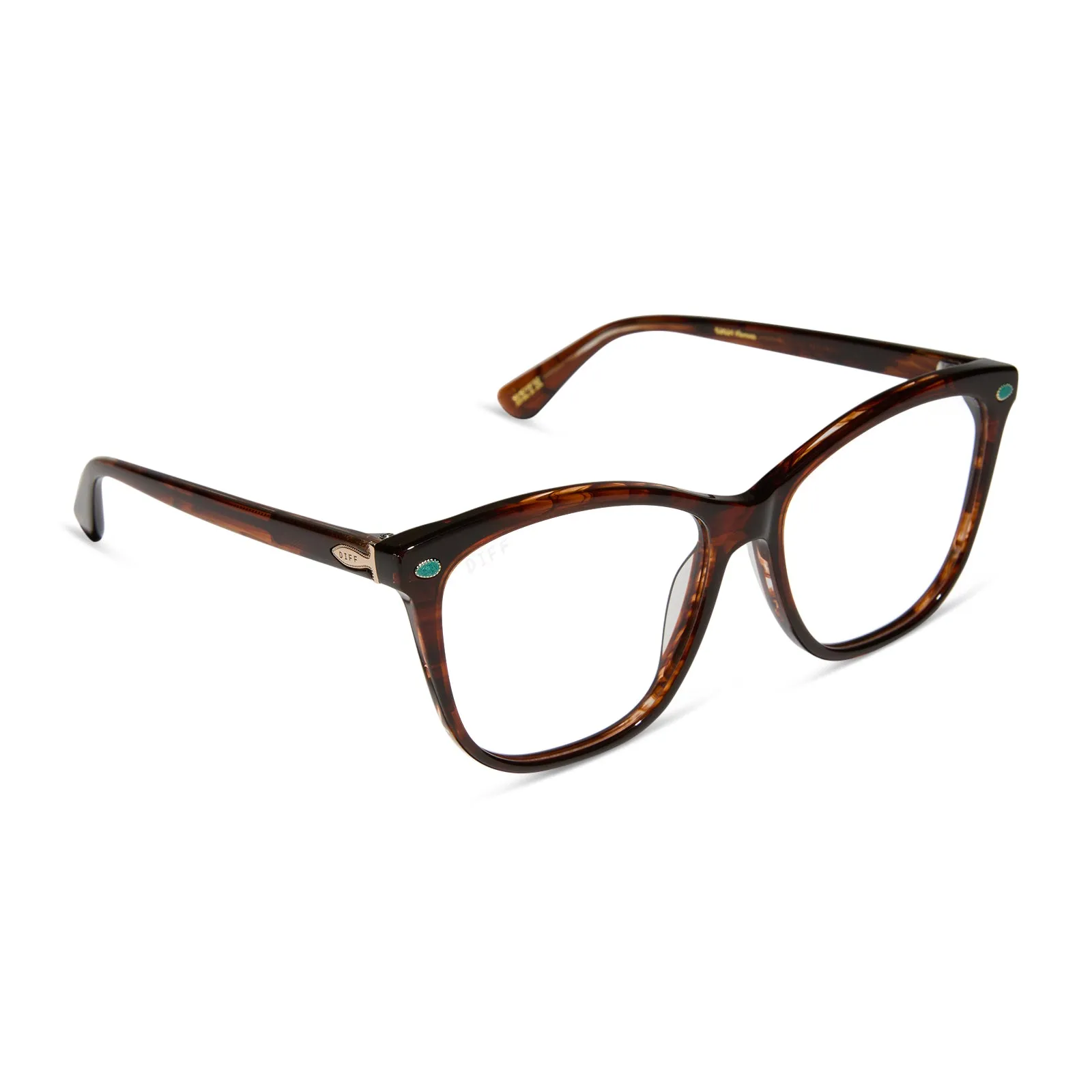 BETH III - WARM SEQUOIA TORTOISE + GLASSES sold by Diff Eyewear product image thumbnail 2