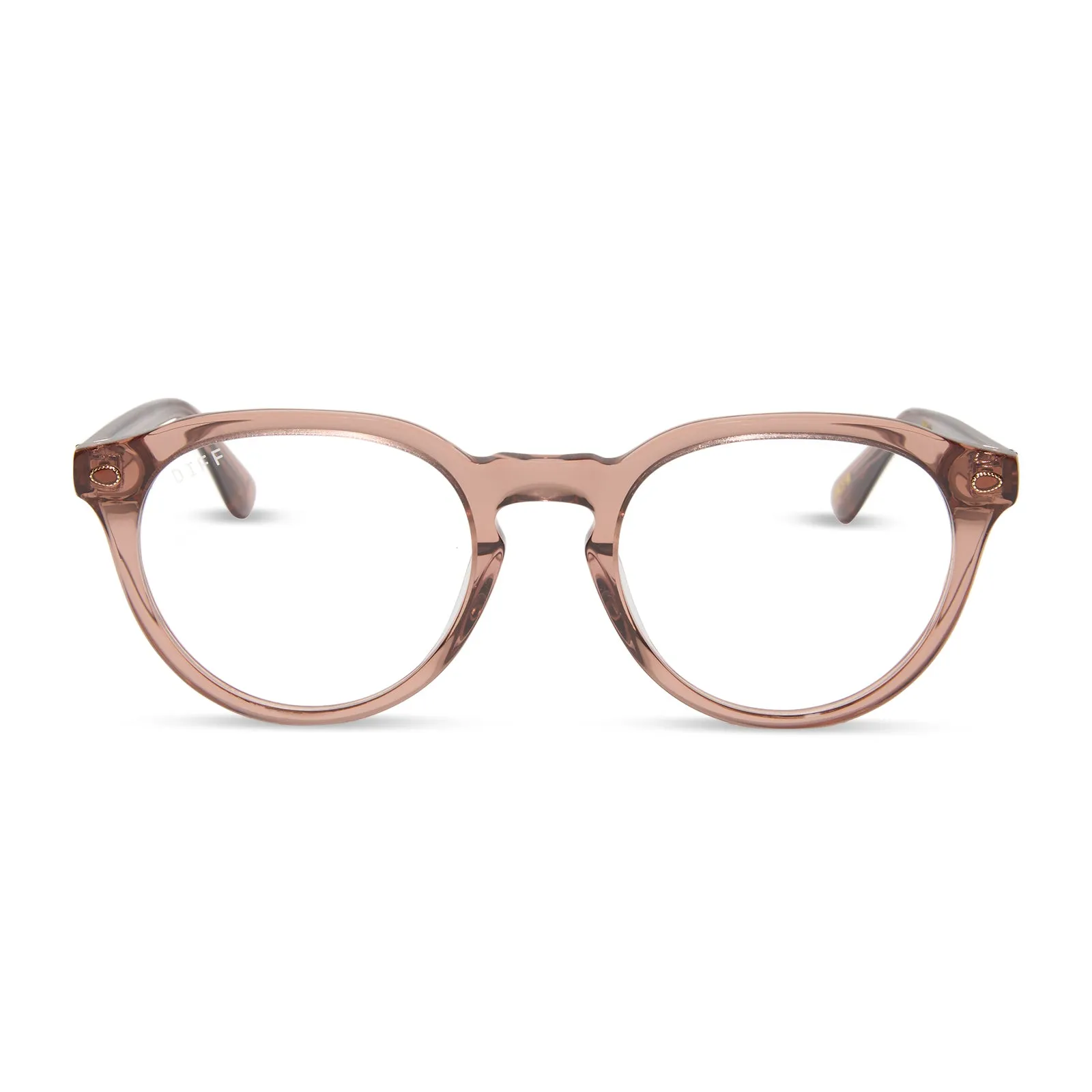 BETH - WARM SIERRA + GLASSES sold by Diff Eyewear