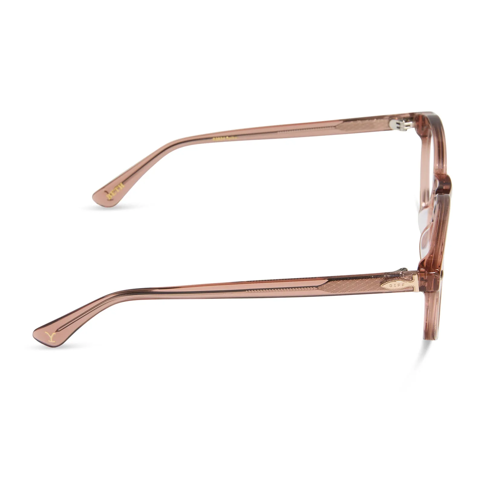 BETH - WARM SIERRA + GLASSES sold by Diff Eyewear product image thumbnail 3