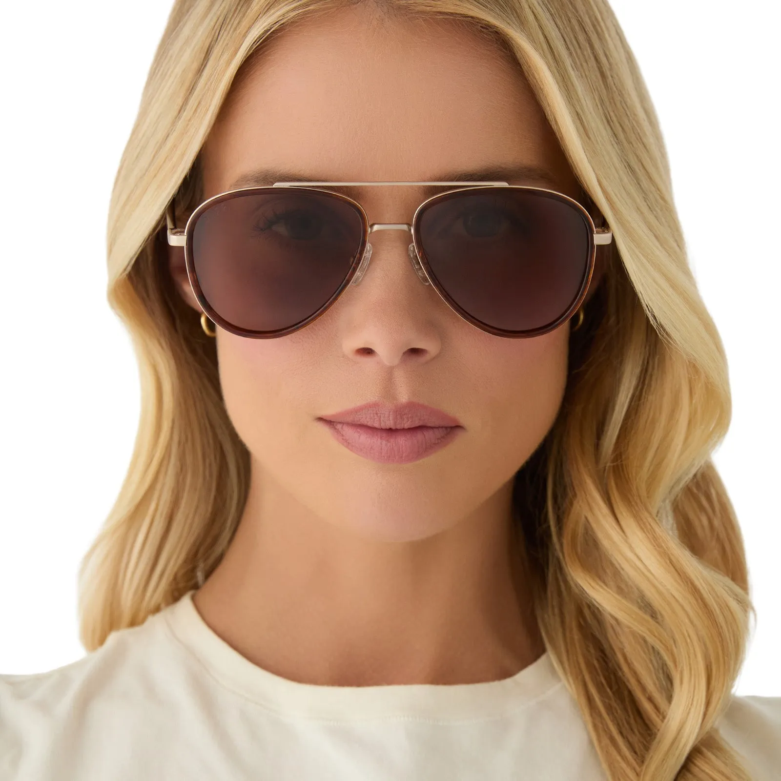 YELLOWSTONE - WARM SEQUOIA TORTOISE + BROWN + POLARIZED SUNGLASSES sold by Diff Eyewear product image thumbnail 5