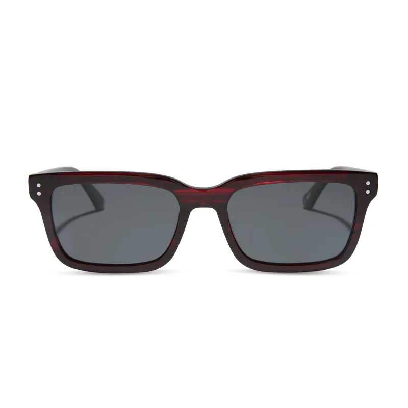 JOHN DUTTON - REDWOOD + GREY + POLARIZED SUNGLASSES sold by Diff Eyewear