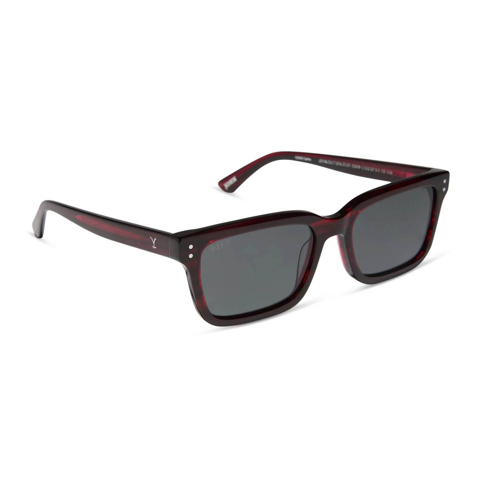 JOHN DUTTON - REDWOOD + GREY + POLARIZED SUNGLASSES sold by Diff Eyewear product image thumbnail 2