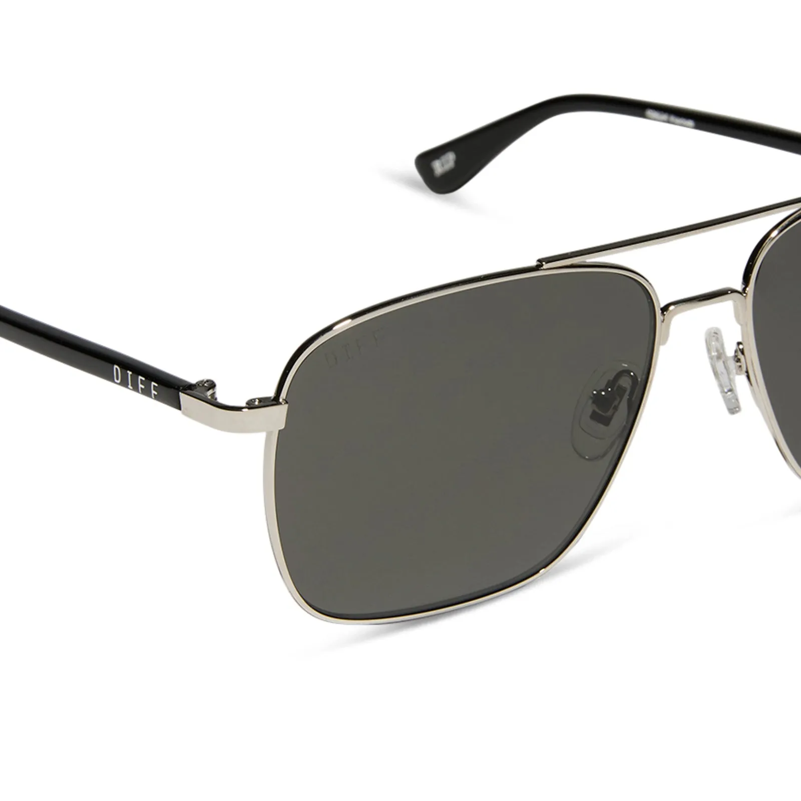 RIP WHEELER - BIG SKY SILVER + GREY + POLARIZED SUNGLASSES sold by Diff Eyewear product image thumbnail 4