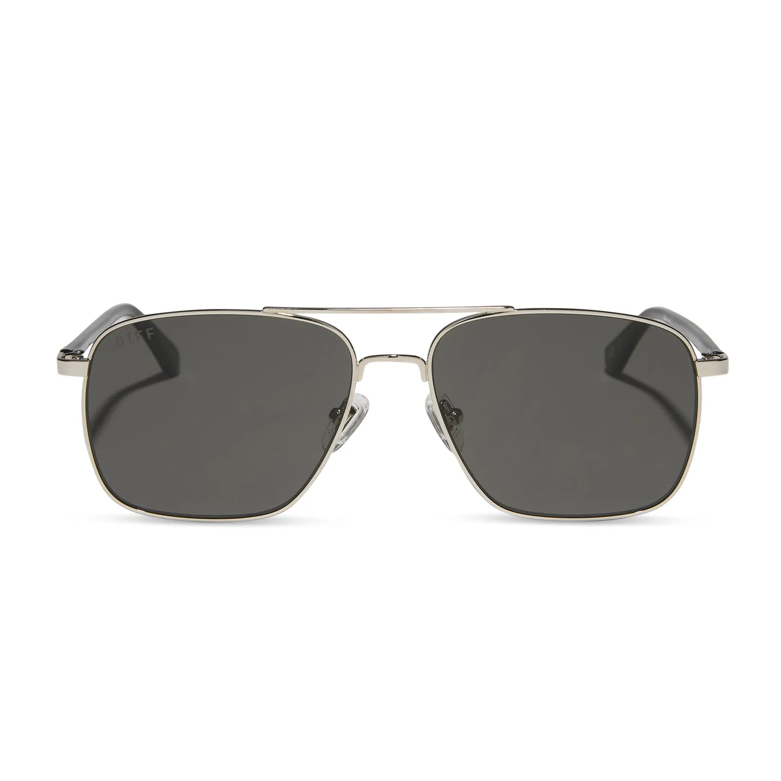 RIP WHEELER - BIG SKY SILVER + GREY + POLARIZED SUNGLASSES sold by Diff Eyewear