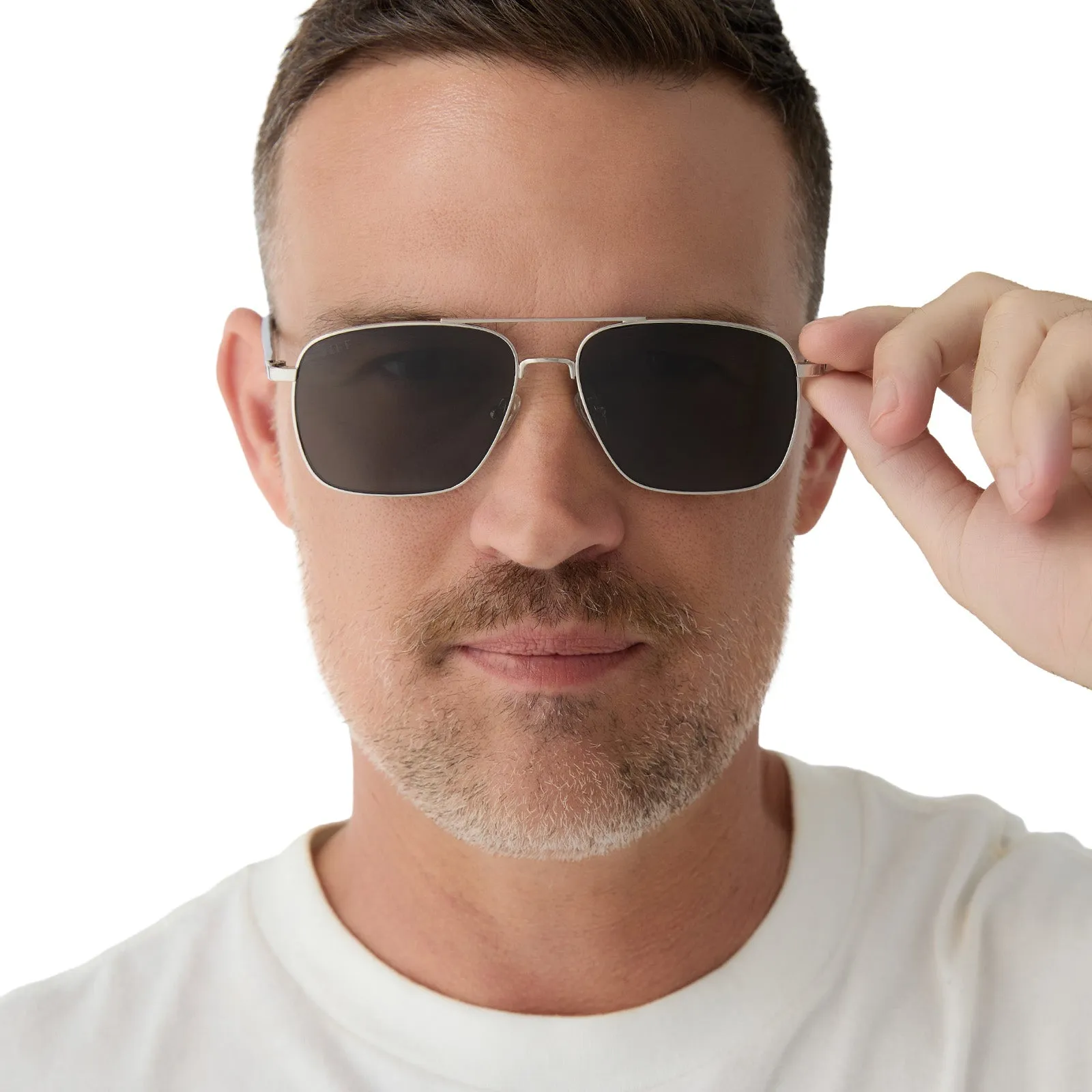 RIP WHEELER - BIG SKY SILVER + GREY + POLARIZED SUNGLASSES sold by Diff Eyewear product image thumbnail 5