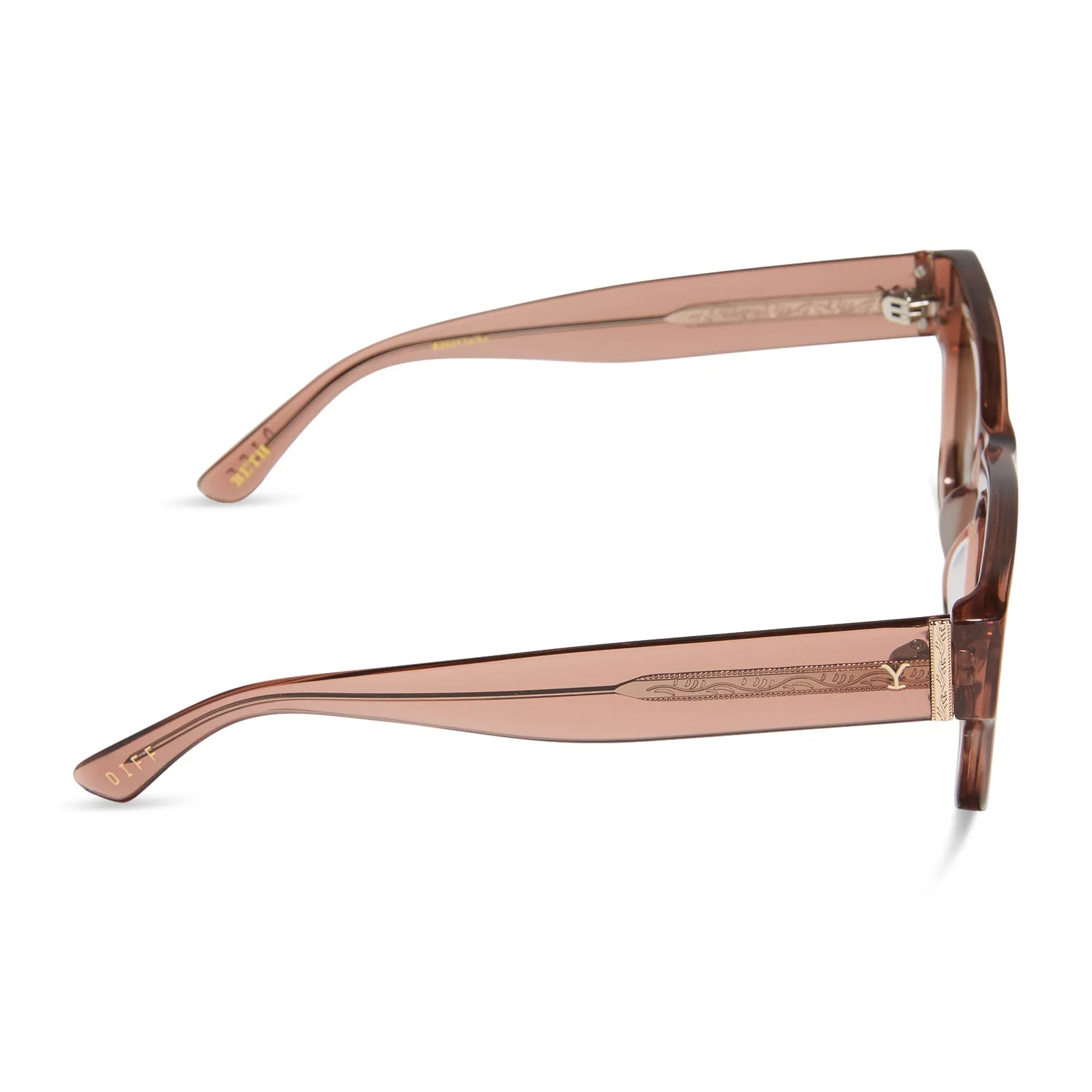 BETH II - WARM SIERRA + BROWN + POLARIZED SUNGLASSES sold by Diff Eyewear product image thumbnail 3