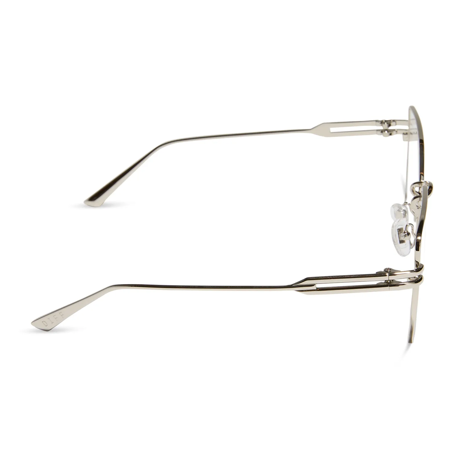 BONNIE - SILVER + GLASSES sold by Diff Eyewear product image thumbnail 3