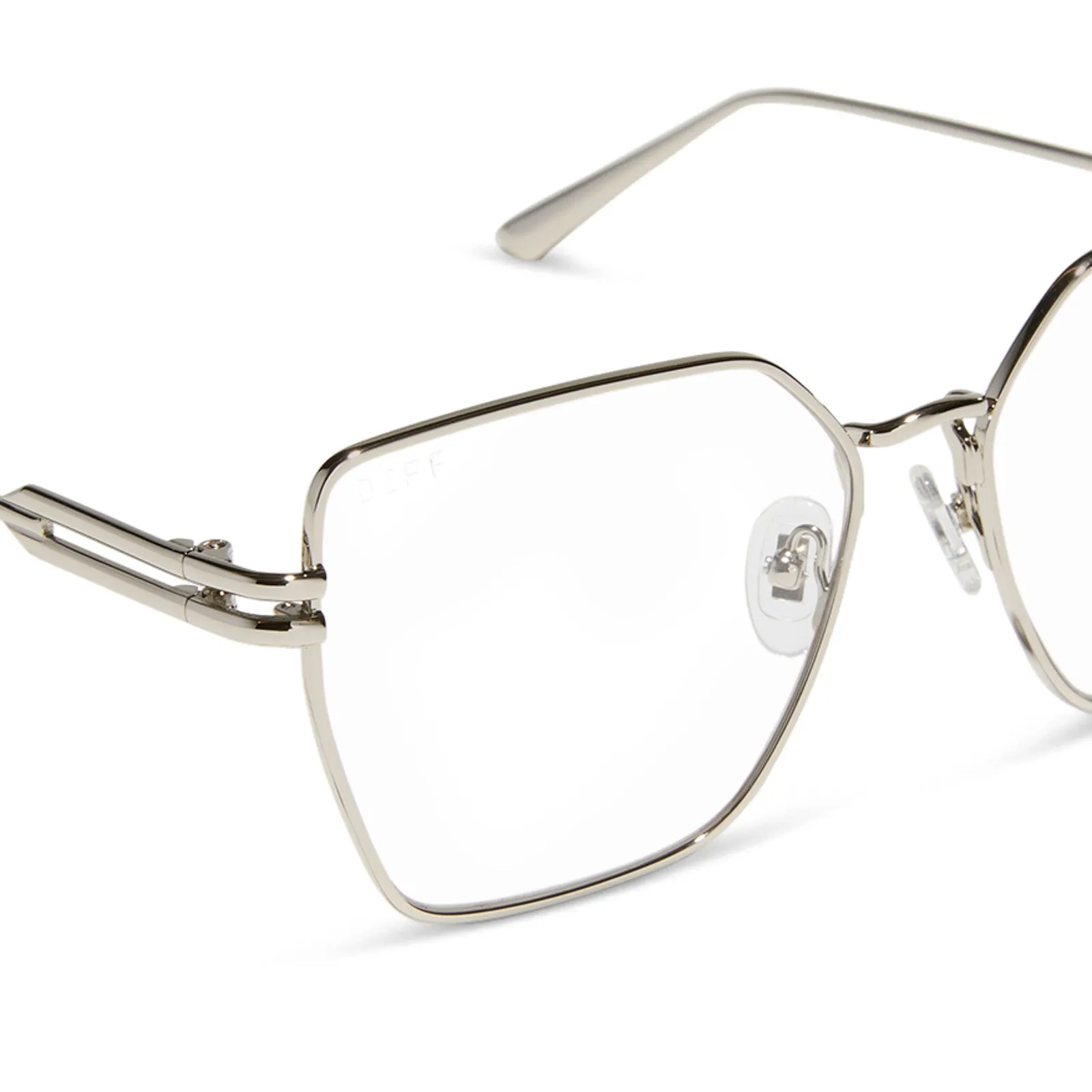 BONNIE - SILVER + GLASSES sold by Diff Eyewear product image thumbnail 4