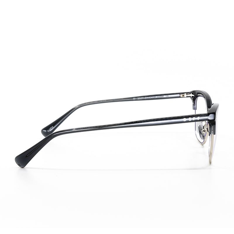 LUCY - SILVER SMOKE ACETATE + BLUE LIGHT TECHNOLOGY CLEAR GLASSES sold by Diff Eyewear product image thumbnail 3