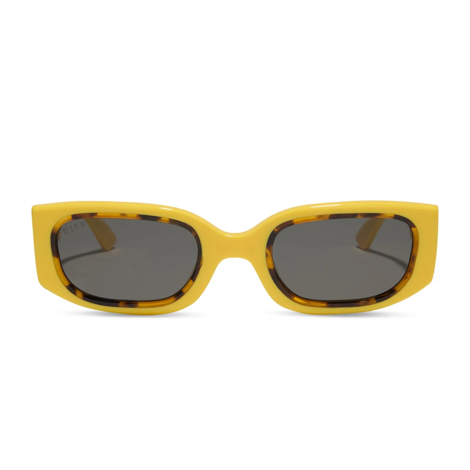 JULIEN LOW PROFILE - CITRON + TORTOISE + CHIC GREY SUNGLASSES sold by Diff Eyewear
