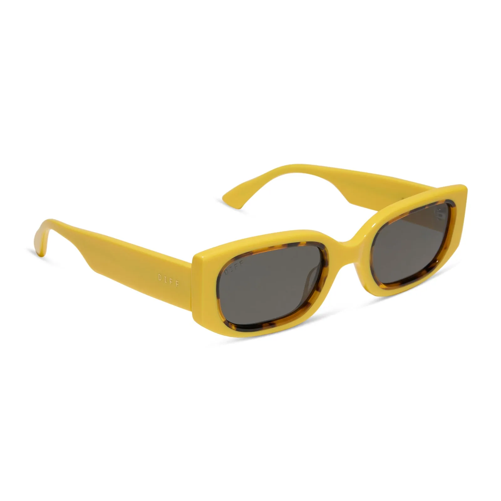 JULIEN LOW PROFILE - CITRON + TORTOISE + CHIC GREY SUNGLASSES sold by Diff Eyewear product image thumbnail 2