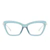 MILA - TEAL HAZE + CLEAR GLASSES sold by Diff Eyewear